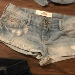 Hollister Distressed Denim Shorts